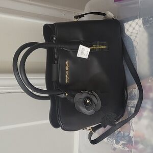 Christian Siriano black purse